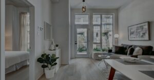 inside of apartment