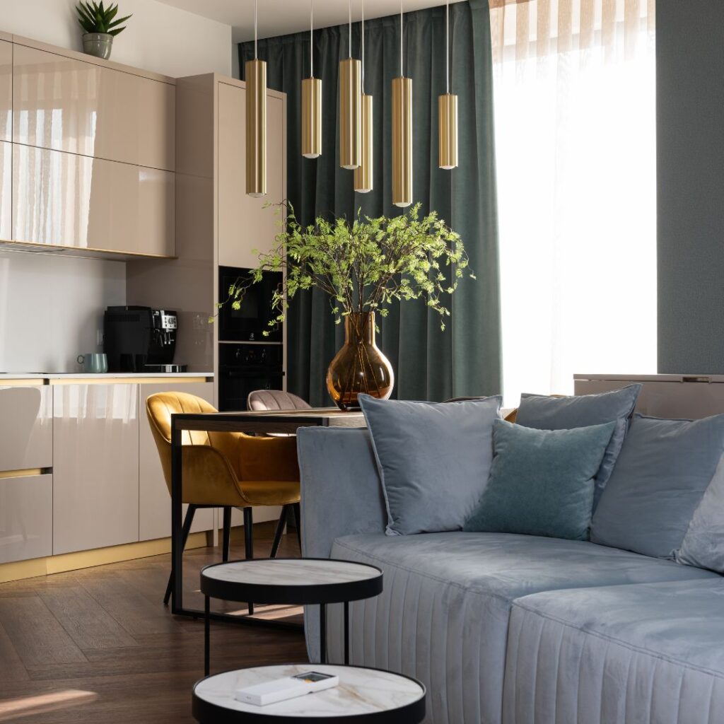 luxury apartment living room