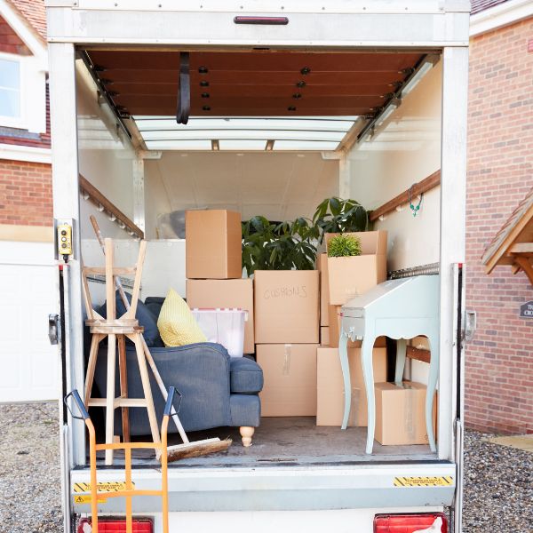 A moving truck