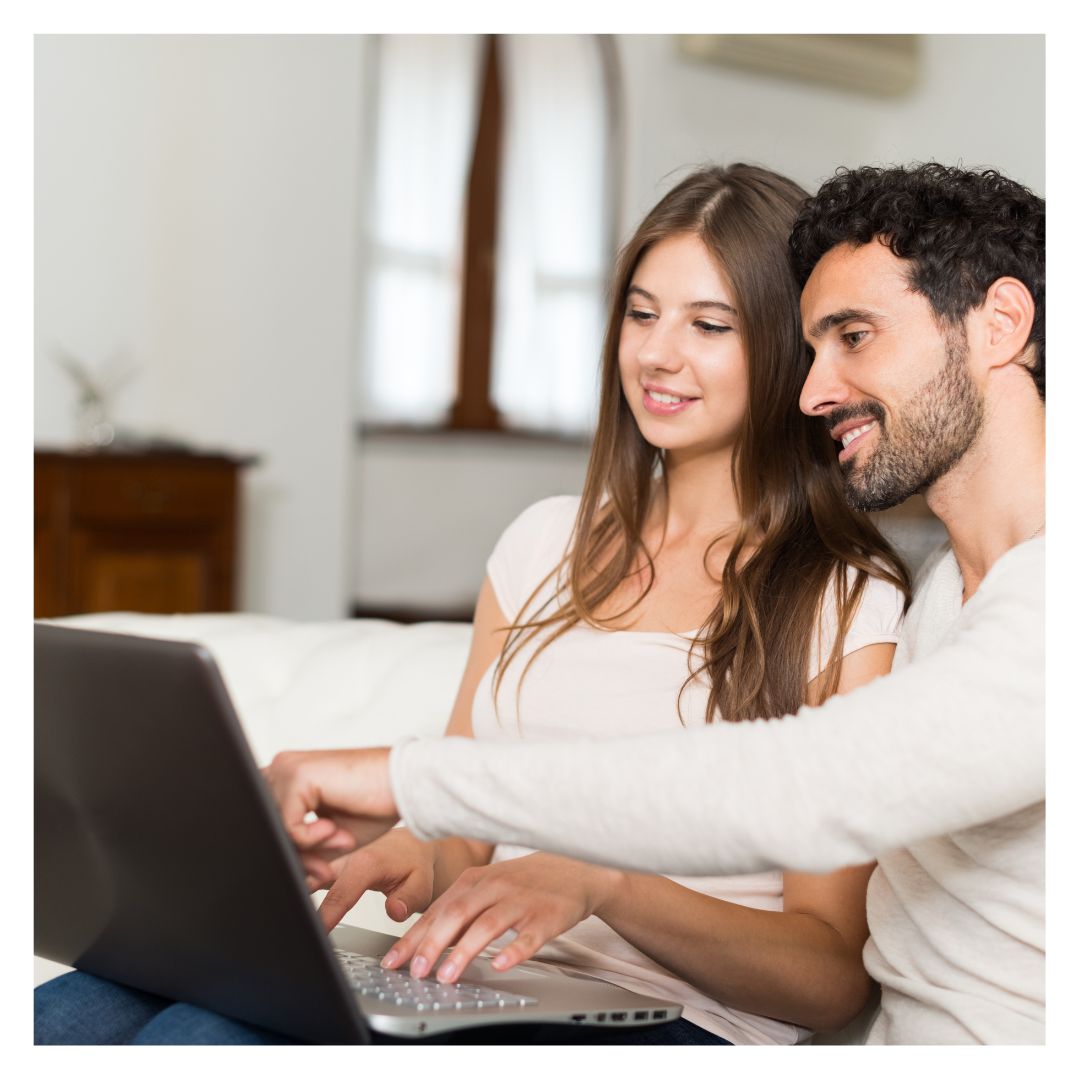 couple on computer