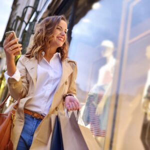 woman shopping