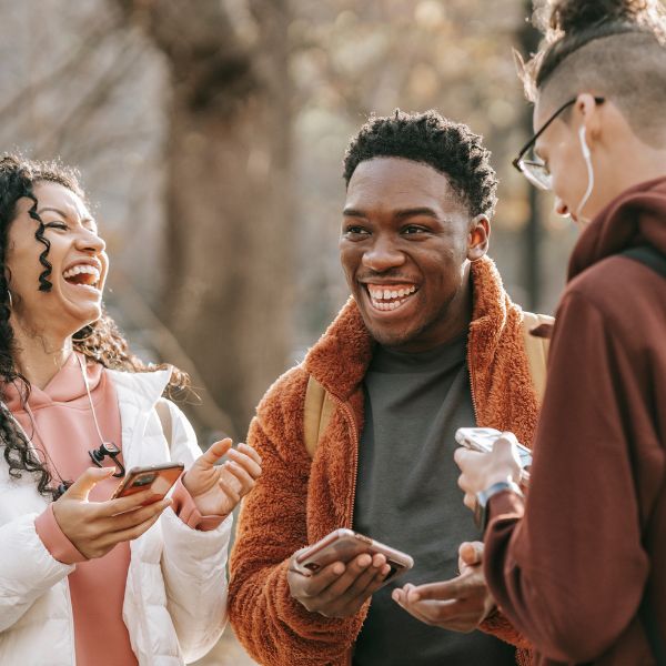 friends laughing