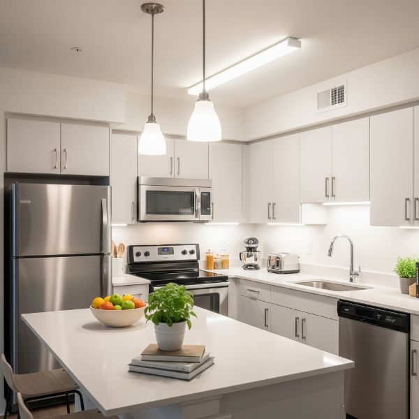 Modern kitchen layout 