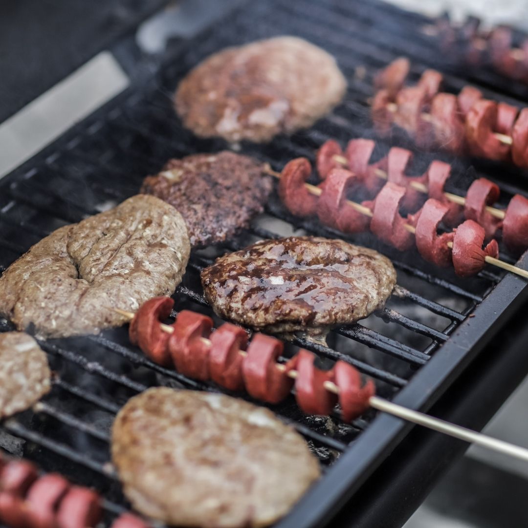 grilling food