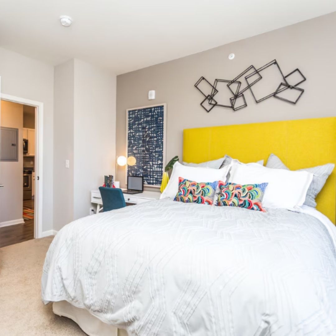 decorated bedroom