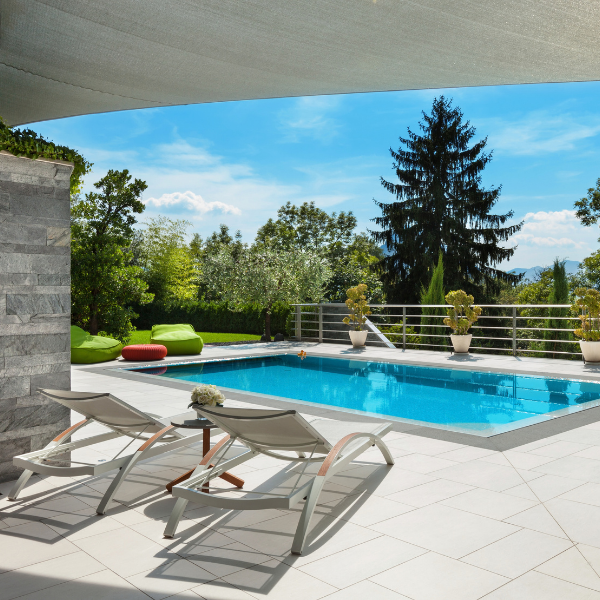 Apartment pool.